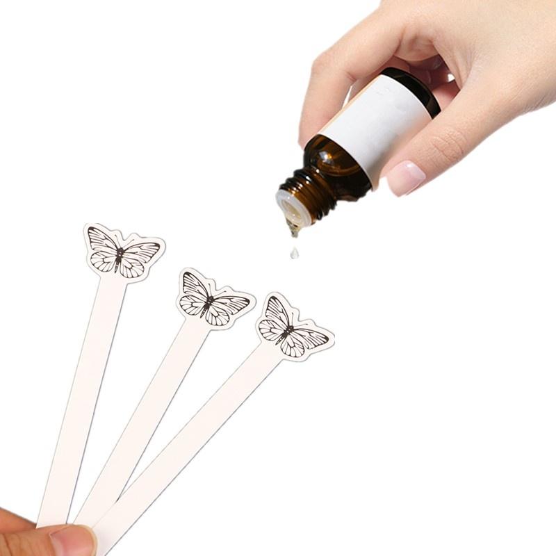 Perfume Fragrance Test - 100Pcs Creative Butterfly Shape Testing Aromatherapy