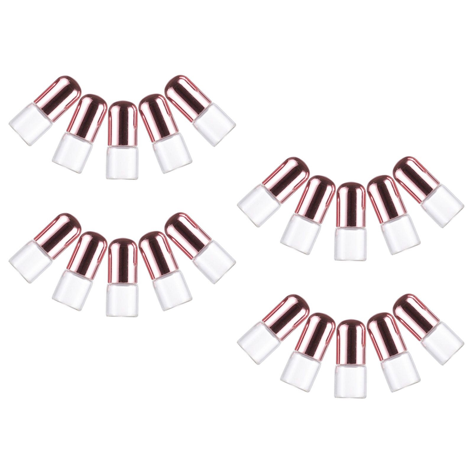 On Perfume & Fragrance Kota Bogor - 20Pcs Mini Glass Roller Bottles Clear