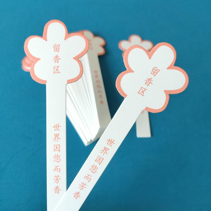 Perfume Fragrance Test - 10 Sheets Flower Shaped Perfume Test