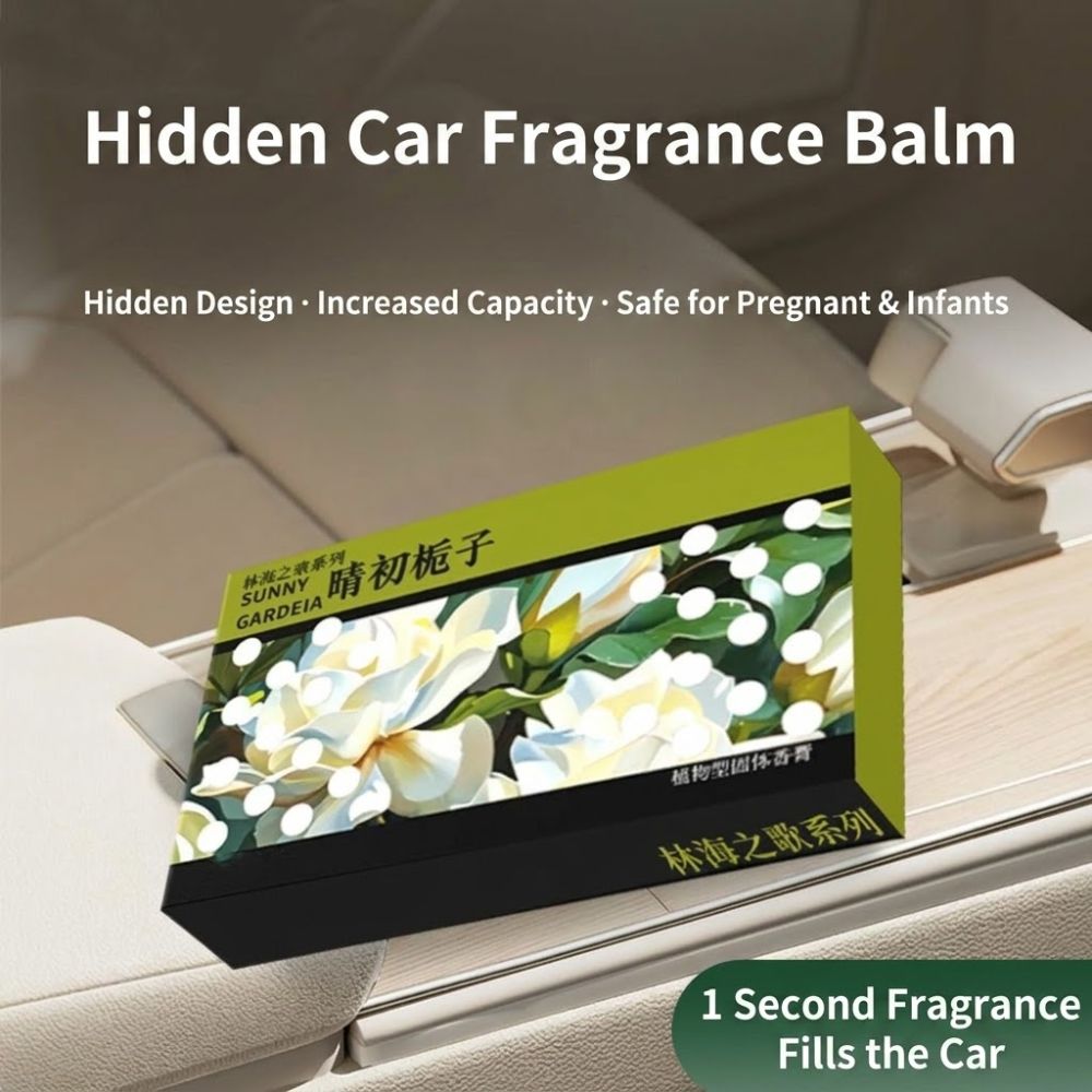Hidden Car Solid Fragrance Col - Perfume Gardenia Fragrance recension och pris