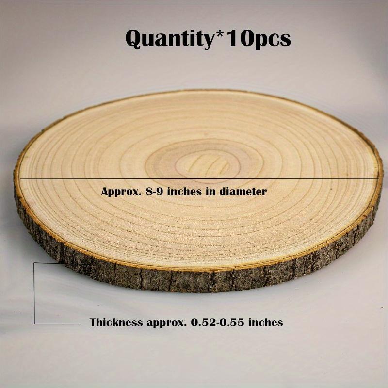 10Pcs/Lot Large Unfinished Woo - Oud Wood Chip recension och pris
