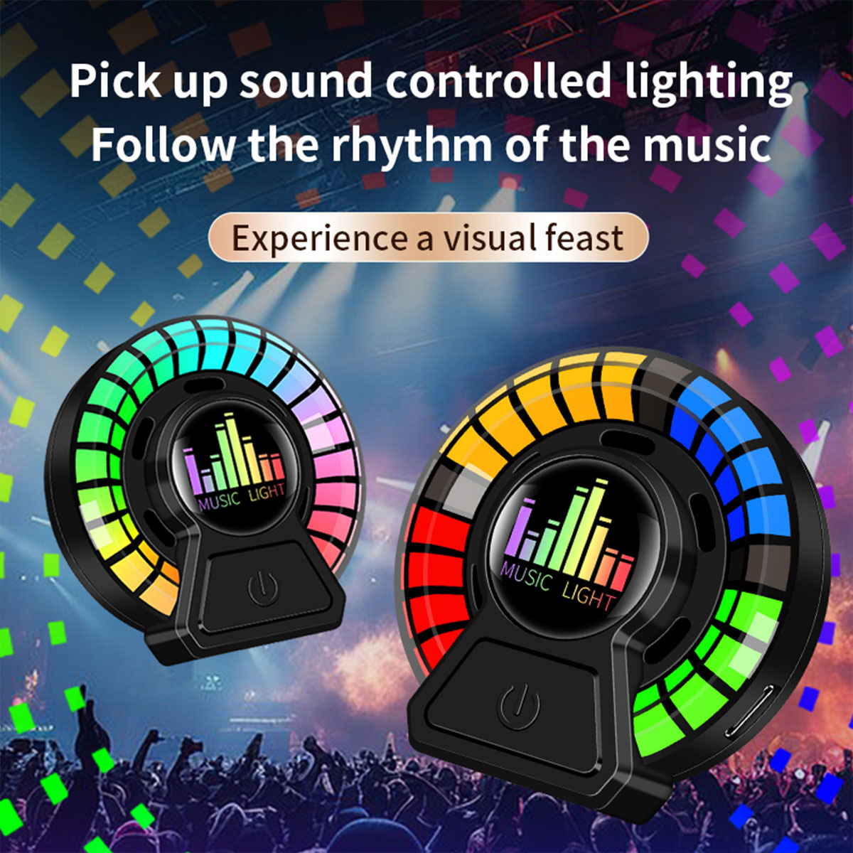 LED Sound Pickup Lamp Mini Sol - Perfume Gardenia Fragrance recension och pris