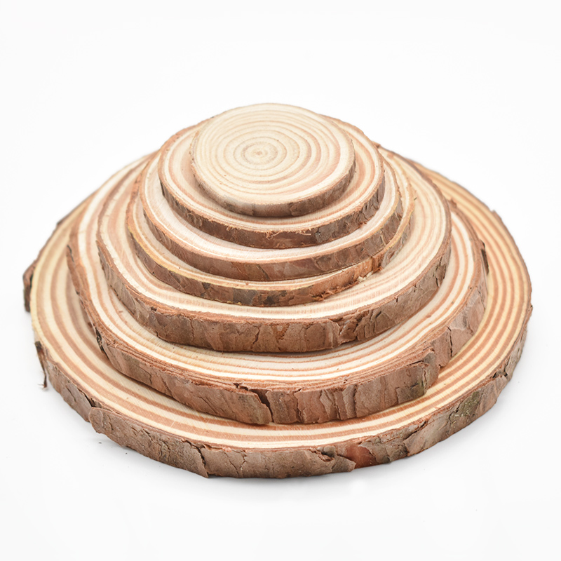 3-12cm Thick Natural Pine Roun - Oud Wood Chip recension och pris