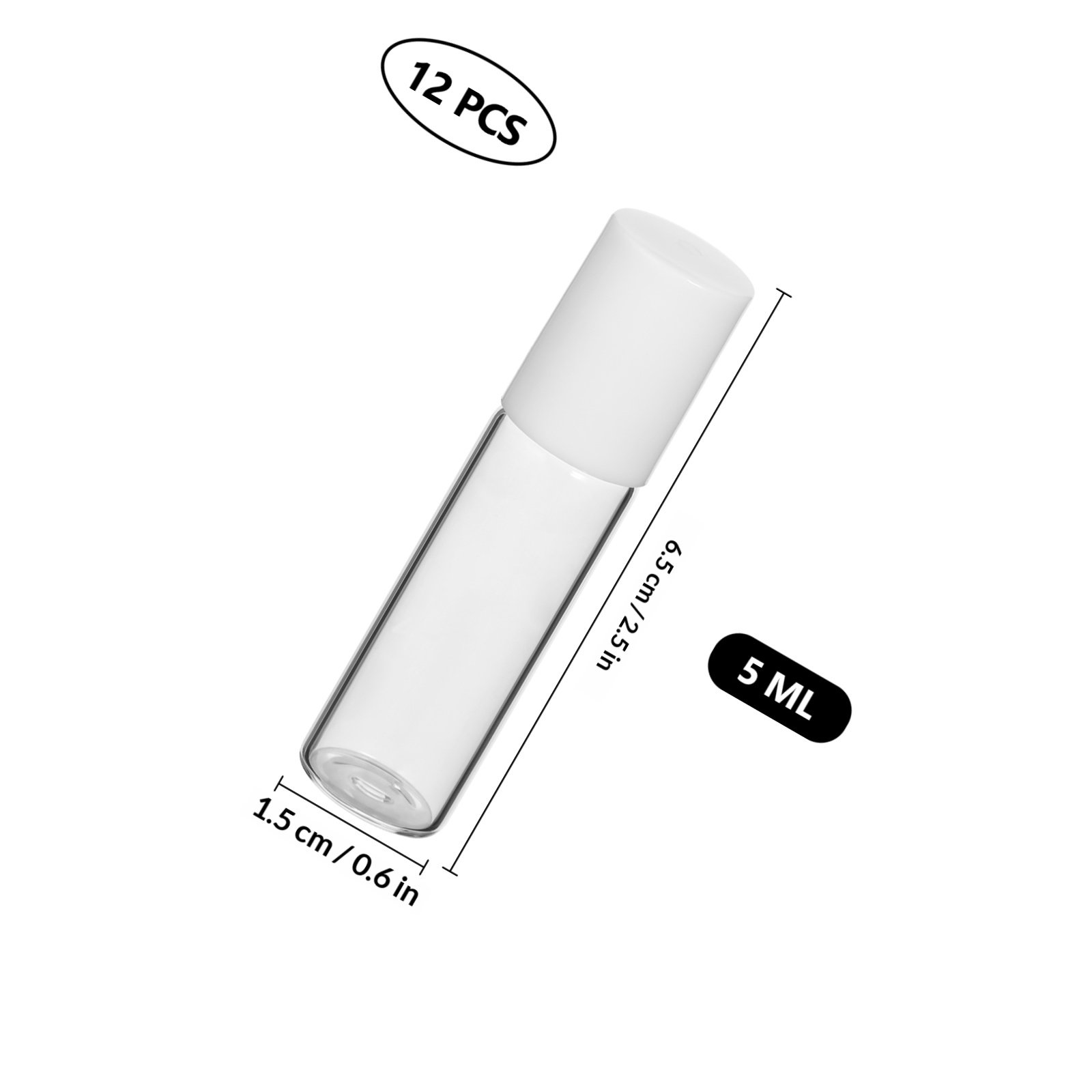 12Pcs 5Ml Glass Essential Oil  - On Perfume & Fragrance Kota Bogor recension och pris