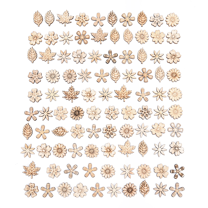 C 100pcs new Mixed Patter Dood - Oud Wood Chip recension och pris