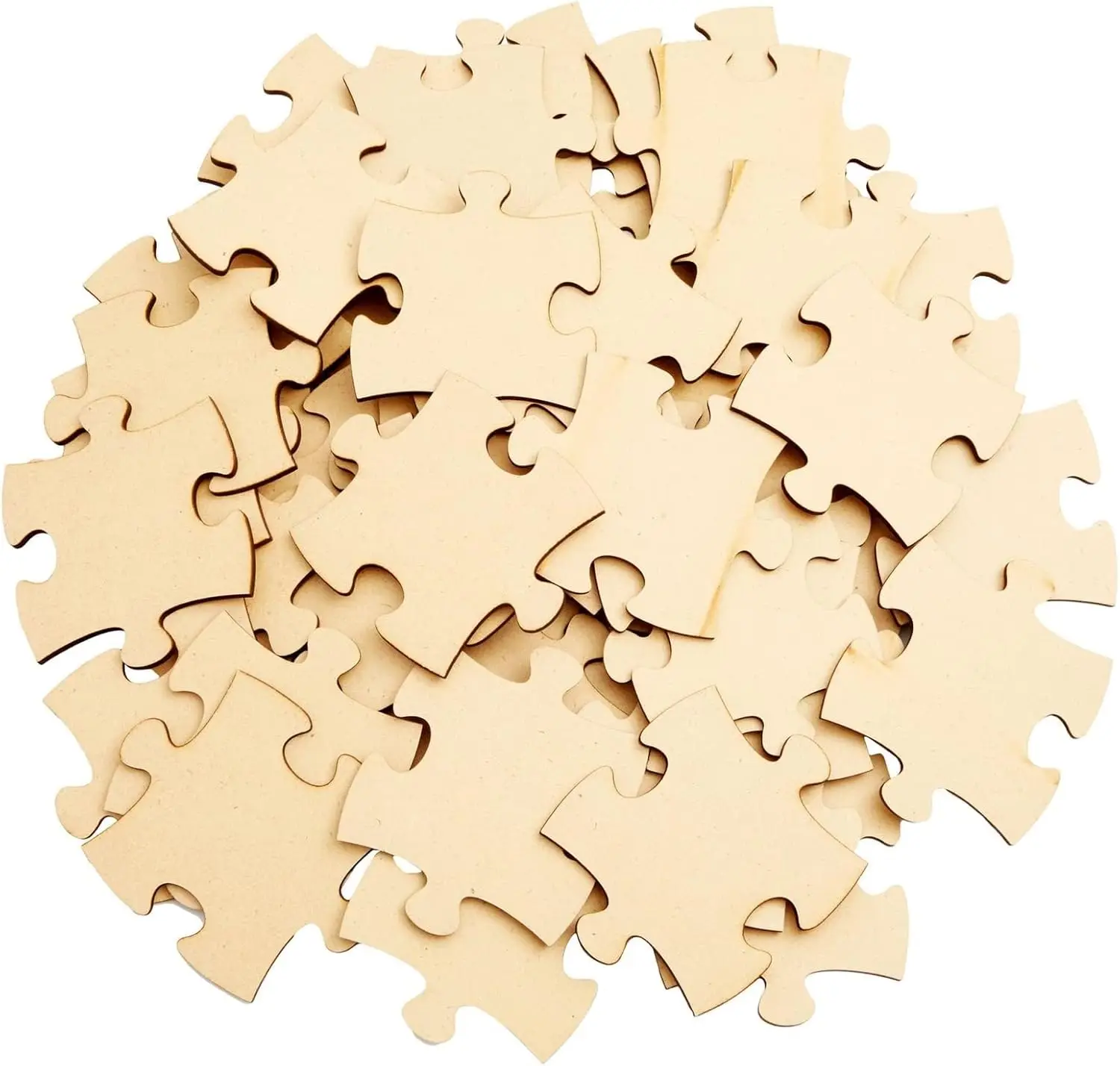 Natural Brown MDF Blank Puzzle - Oud Wood Chip recension och pris
