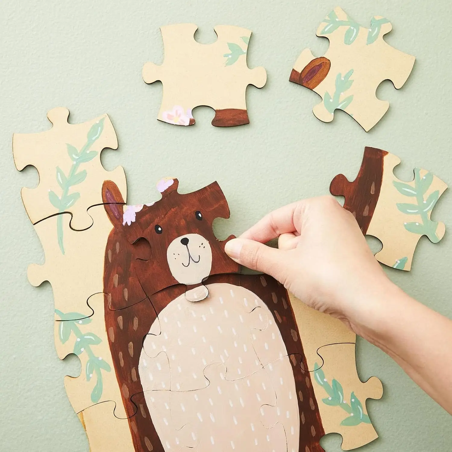Natural Brown MDF Blank Puzzle - Oud Wood Chip recension och pris