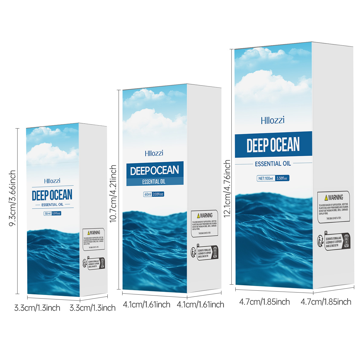 100ml/60ml/30ml Deep Sea Essen - Perfume Fragrance Soap recension och pris